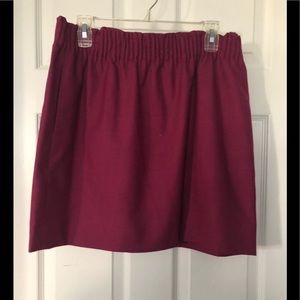 J. Crew Factory Wool Sidewalk skirt